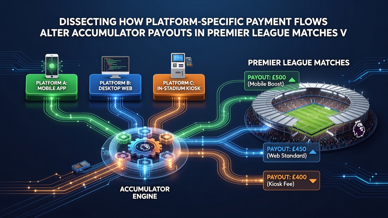 Comparison chart showing payout timelines for Premier League versus harness racing accumulators across major payment platforms