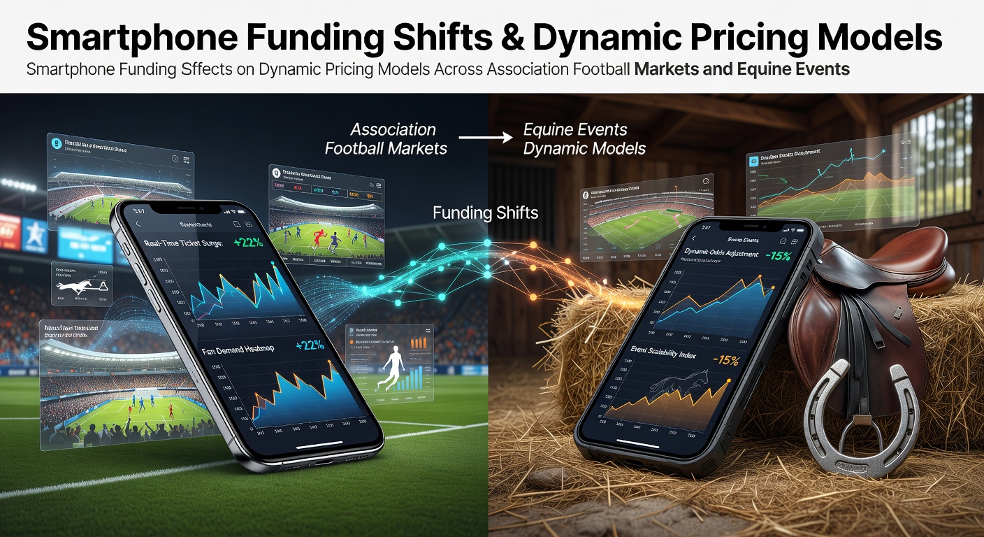 Smartphone apps displaying real-time betting interfaces for football matches and horse races with dynamic odds updates